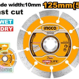 Disque diamant 125MM a eau et sec INGCO - vue 1 - référence DMD011252