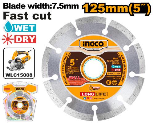 Disque diamant 125x22.2mm – INGCO
