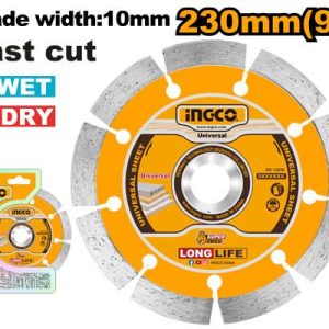 Disque diamand 230mm – INGCO – DMD012302 - vue 1 - référence DMD012302