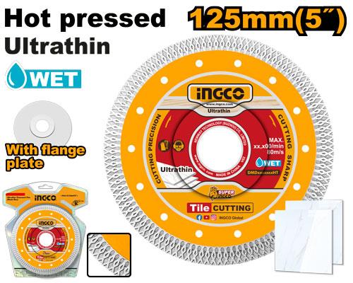 Disque diamant ultra-fin jante en maille – INGCO – DMD081251HT