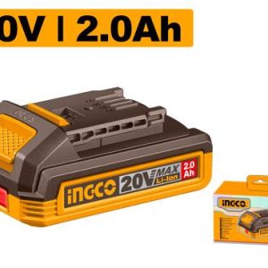Batterie 20V 2,0A – INGCO - vue 1 - référence FBLI20011