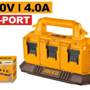 Chargeur à batteries 20V 4Ah 6ports – INGCO - vue 1 - référence FCLI2064