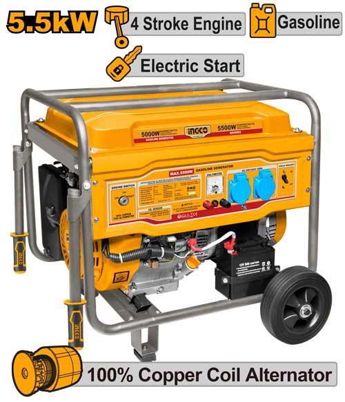 Generateur à essence 5KVA 25L – INGCO