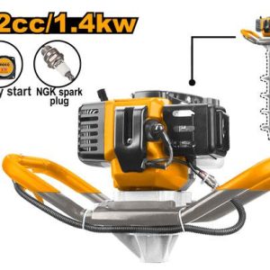 Tarière Thermique essence 52cc/1.4kw – INGCO - vue 1 - référence GEA55221-1