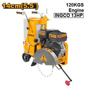 Découpeuse à sol moteur INGCO 13HP 120KG - vue 1 - référence GSF16-2