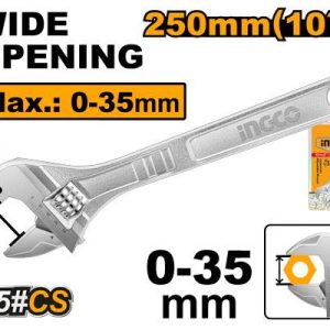 Clé à molette 250mm – INGCO - vue 1 - référence HADW131102