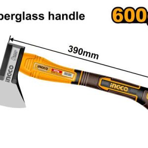 Hâche 600g 390mm à tête forgée SI – INGCO - vue 1 - référence HAX081600
