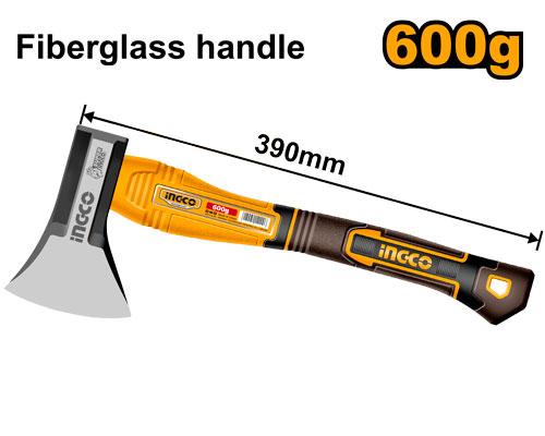 Hâche 600g 390mm à tête forgée SI – INGCO