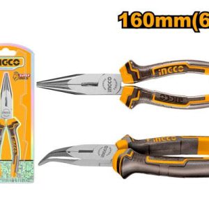 Pince à bec coudé 160mm – INGCO – 6 / 160 mm - vue 1 - référence HBNP08168