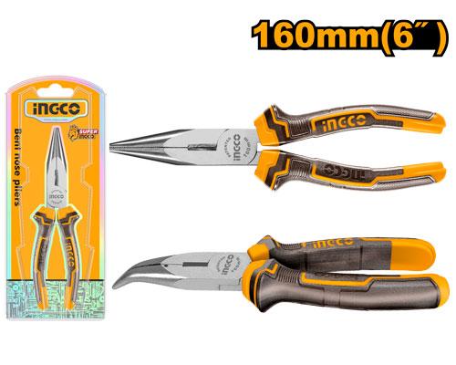 Pince à bec coudé 160mm – INGCO – 6 / 160 mm