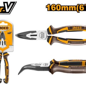 Pince à bec coudé 160mm – INGCO – 6/160mm - vue 1 - référence HBNP28168