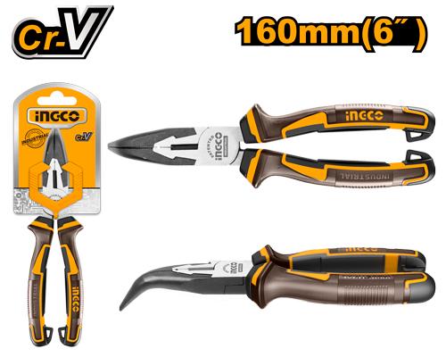Pince à bec coudé 160mm – INGCO – 6/160mm
