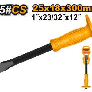 Burin plat Tête:24mm Lr:300mm Acier de carb – INGCO - vue 1 - référence HCCL082412