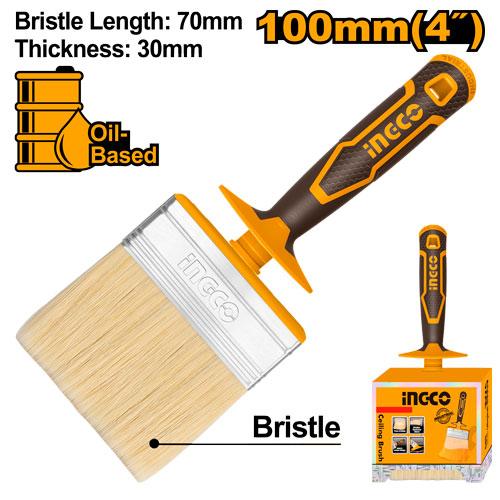 Brosse pour peinture à l'huile 100*30mm Longueur des poils: 70 mm – INGCO