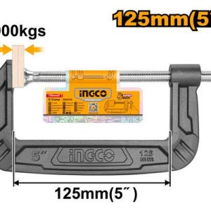 Serre joint – INGCO – 5 125mm - vue 1 - référence HGC0105
