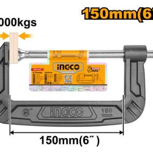 Serre joint – INGCO – 6 150mm - vue 1 - référence HGC0106