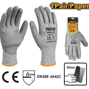 Gants anti-coupure XL Ant-coupure et anti- abrasion – INGCO – HGCG01-XL - vue 1 - référence HGCG01-XL