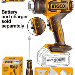 Pistolet thermique sans fil – INGCO - vue 1 - référence HGLI2006