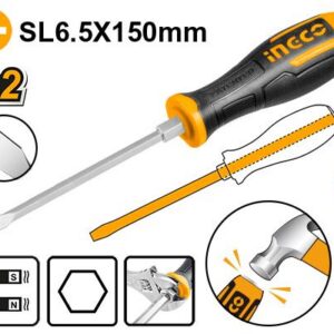 Tournevis à zone de frappe vis à fente 6*150 mm – INGCO - vue 1 - référence HGTS686150