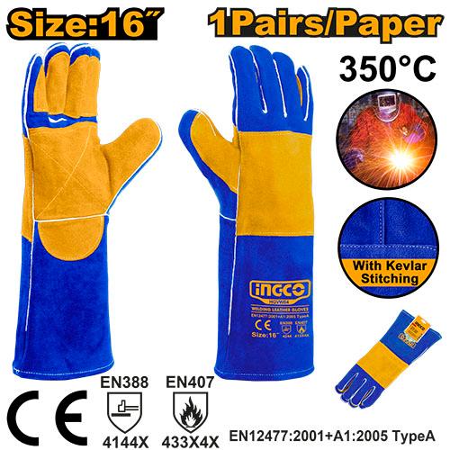 Gants de soudage en cuir – INGCO