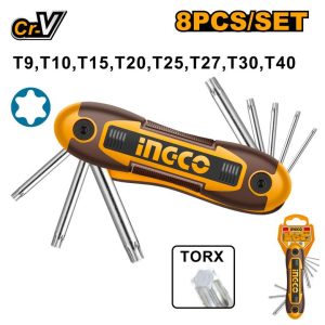 Clés de poche Torx – INGCO - vue 1 - référence HHK14083
