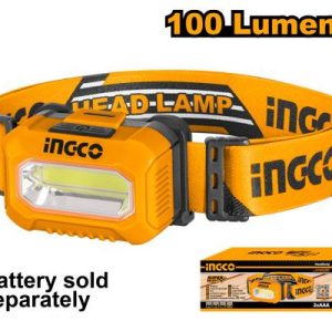Lampe frontale à piles 100 Lumens – INGCO - vue 1 - référence HHL013AAA5