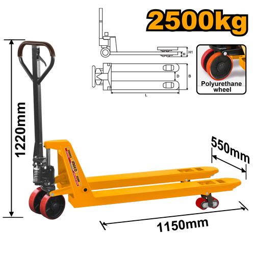 Transpalette manuel 2500kg – INGCO