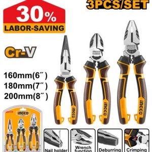 Set de 3 pinces haute performance – INGCO - vue 1 - référence HKHLPS2831