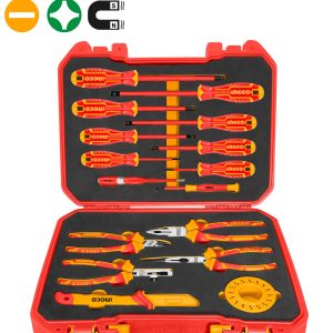 Malette 16pcs outillage à main isolé – INGCO - vue 1 - référence HKITH1601