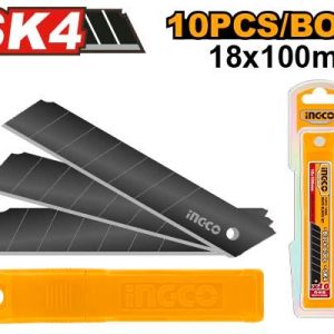 Ensemble de 10 lames de couteau de 18 mm – INGCO - vue 1 - référence HKNCB181