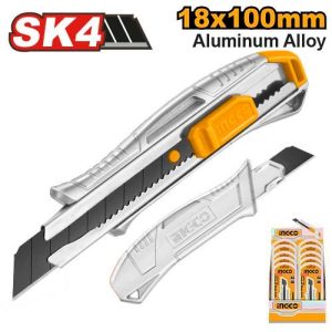 Cutter alu 100mmx18mm – INGCO - vue 1 - référence HKNS11807