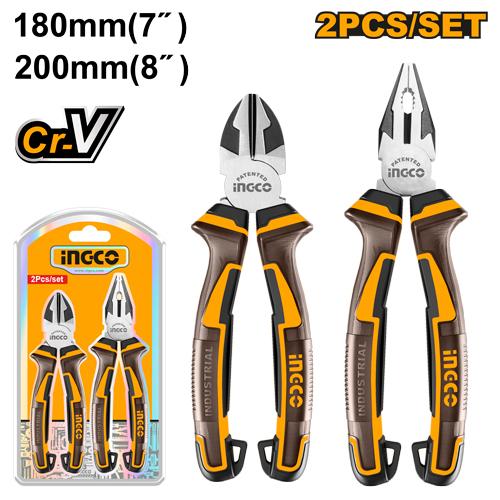 Ensemble de 2 pinces – INGCO – HKPS28216