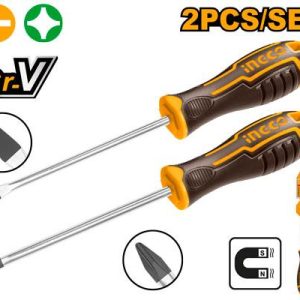Set de 2 tournevis SL et PH – INGCO - vue 1 - référence HKSD0248