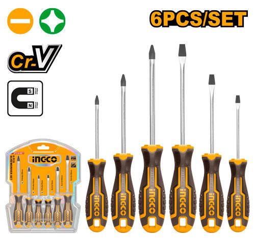 Set de 6 tournevis – INGCO