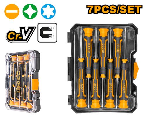Set de 7 tournevis à précision – INGCO