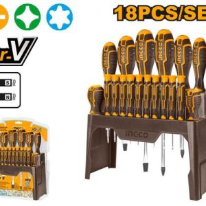 Set de 18 tournevis et tournevis de précision – INGCO - vue 1 - référence HKSD1828