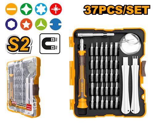 Jeu de tournevis de précision 37 PCS – INGCO