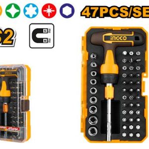 Set de 47 pièces – INGCO - vue 1 - référence HKSDB0478