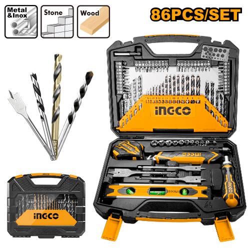 Set accessoires outillage 86pcs – INGCO