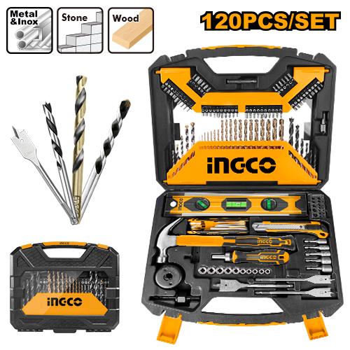 120 Pcs accessories set – INGCO