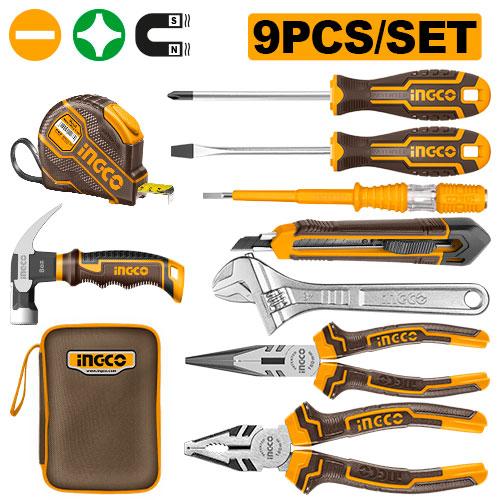Pochette jeu 9 outils à main – INGCO