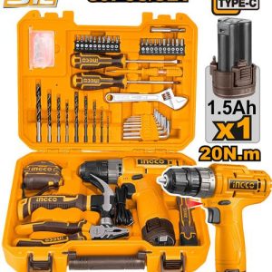 Ensemble d'outils 89 pièces – INGCO - vue 1 - référence HKTHP10891