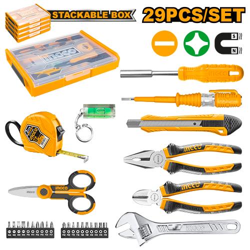 Jeu d'outils à main 29pcs – INGCO