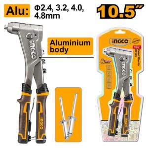 Pince à riveter en alu 2.4mm, 3.2mm,4mm,4.8mm – INGCO - vue 1 - référence HR105