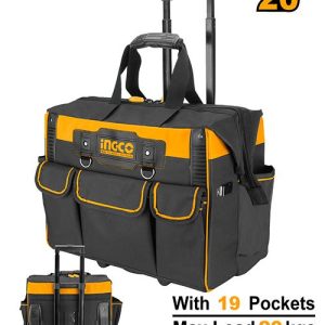 Sac à outils rigide à roulettes 20KG max – INGCO - vue 1 - référence HRRTB2002