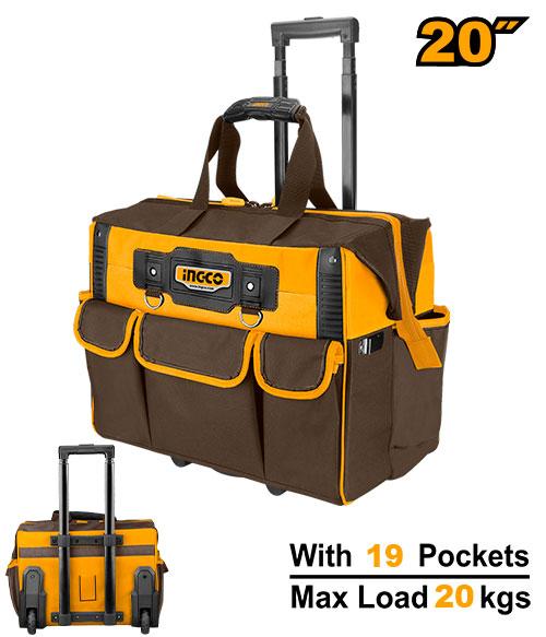 Valise a outils avec roue 20 kg INGCO