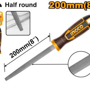 Lime d'acier demi ronde 200mm – INGCO - vue 1 - référence HSHF088
