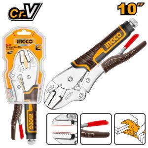 Pince-étau à mâchoire droite 255mm – INGCO - vue 1 - référence HSJP0210