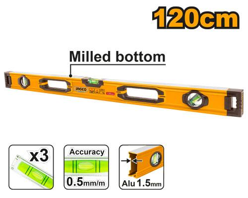 Niveau à bulle 120cm Aluminium – INGCO