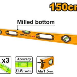 Niveau À Bulle 150Cm Aluminium – INGCO - vue 1 - référence HSL08150